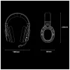 AWEI AT36 belaidės ausinės per ausį su mikrofonu, Bluetooth 5.4, juodos