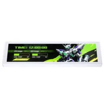 Jonsbo DS916 White 9,16 colio IPS ekranas su tvirtinimu prie korpuso