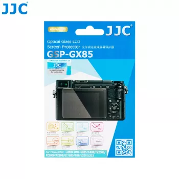 JJC Grūdinto stiklo ekrano apsauga, skirta Panasonic Lumix GX80 GX85 FZ2000 FZ2500 G7 FZ300 G80 G85 LX10 LX15 – 9H kietumas, 0,3 mm, 3,0 colio LCD