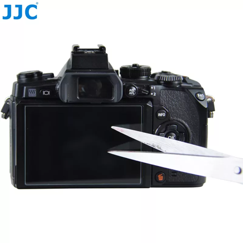 JJC Grūdinto stiklo ekrano apsauga, skirta Panasonic Lumix GX80 GX85 FZ2000 FZ2500 G7 FZ300 G80 G85 LX10 LX15 – 9H kietumas, 0,3 mm, 3,0 colio LCD