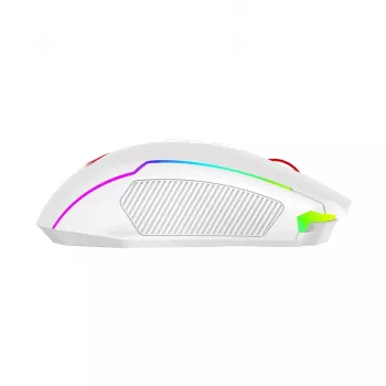 Redragon M914W-RGB NIX belaidė žaidimų pelė, 5000 DPI, balta