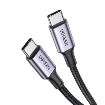 UGREEN USB-C į USB-C laidas 100W 5A juodas 1,5 m