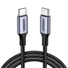 UGREEN USB-C į USB-C laidas 100W 5A juodas 1,5 m