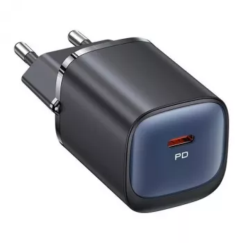 USAMS CC251 30W GaN USB-C spartus įkroviklis HC Series violetinis