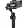 Zhiyun Smooth 5S AI išmaniojo telefono gimbals su magnetiniu papildomu apšvietimu, 3 ašių stabilizatoriumi, 300g keliamoji galia, juoda