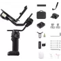 ZHIYUN CRANE 4 COMBO 3 ašių kameros gimbalo stabilizatorius, 6kg keliamoji galia, 12h baterija, jutiklinis ekranas ir papildoma šviesa, juodas