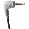 BOYA BY-CIP2 3,5 mm TRS į TRRS adapterio laidas išmaniesiems telefonams, planšetėms, nešiojamiesiems kompiuteriams - 6 cm, auksu padengtas, juodas