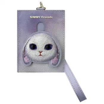 Nimmy Big Eyed Pet 2.0 Rabbit kortelių laikiklis piniginė, violetinė