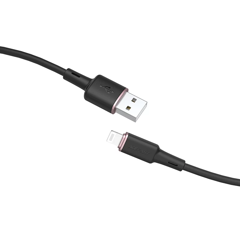 ACEFAST MFI sertifikuotas USB-A į Lightning laidas 1,2 m juodas (C2-02)
