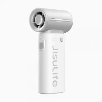 JISULIFE Life9 3600mAh nešiojamas ventiliatorius su power bank funkcija – pilka