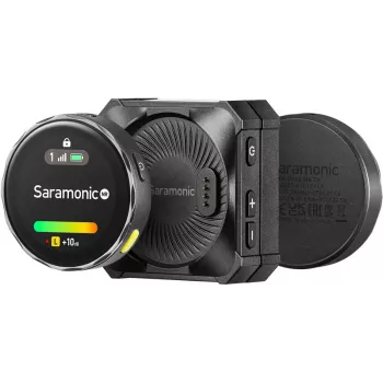 Saramonic BLINKME B2 2 asmenų belaidė mikrofonų sistema su jutikliniu ekranu, įrašymu ir įkrovimo dėklu