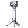 ULANZI MA37 Magnetinis mini trikojis su rankena, skirtas DJI Osmo Action 6 Nano Arca-Swiss, pilka