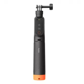 TELESIN vandeniui atspari lazda su nuotolinio valdymo pulteliu, skirta DJI Osmo Action kameroms, 15m IPX8, ištraukiama iki 60cm, juoda
