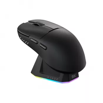 AJAZZ AJ159 PRO 3395-8K belaidė žaidimų pelė su įkrovimo stotele - juoda