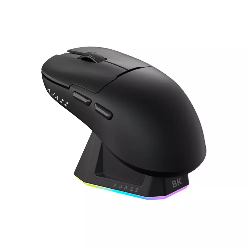 AJAZZ AJ159 PRO 3395-8K belaidė žaidimų pelė su įkrovimo stotele - juoda