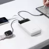 CUKTECH LPB252N 120W 25000mAh Power Bank su įmontuotu USB-C laidu - Baltas
