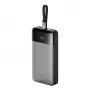 CUKTECH LPB252N 25000mAh 120W Power Bank su įmontuotu USB-C laidu, pilka