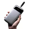 CUKTECH LPB252N 25000mAh 120W Power Bank su įmontuotu USB-C laidu, pilka