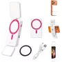 ULANZI GL01 GlowUp MagSafe LED apšvietimas selfiems, iPhone, 2500K-9000K, CRI 97, baltas