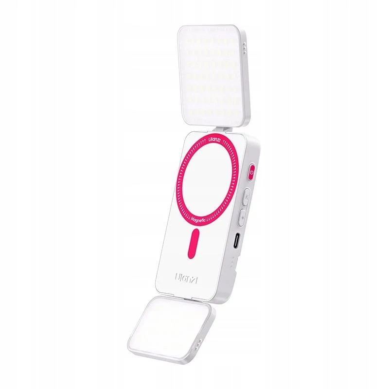 ULANZI GL01 GlowUp MagSafe LED apšvietimas selfiems, iPhone, 2500K-9000K, CRI 97, baltas