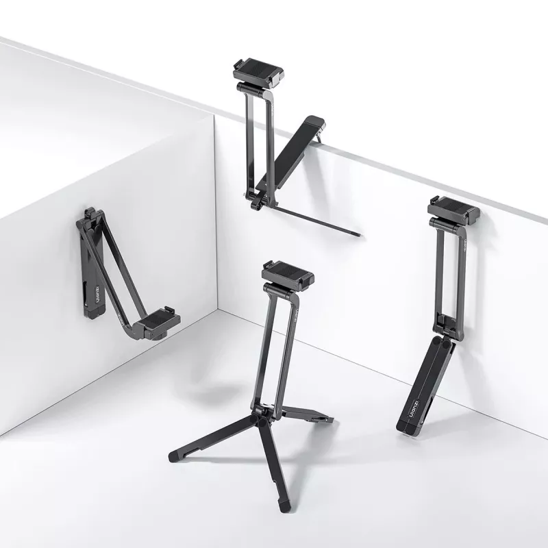 ULANZI MA70 magnetinis mini trikojis su rankena, skirtas DJI Osmo Action 3/4/5 Pro, GoPro, Insta360 ir išmaniesiems telefonams - juodas