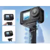 ULANZI MA70 magnetinis mini trikojis su rankena, skirtas DJI Osmo Action 3/4/5 Pro, GoPro, Insta360 ir išmaniesiems telefonams - juodas