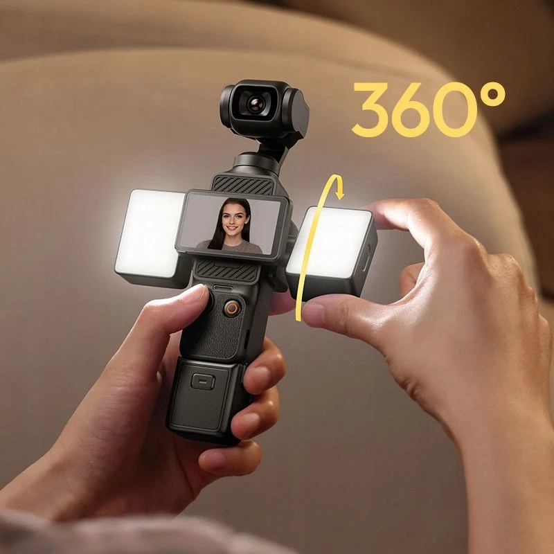 Ulanzi LM06 dviguba magnetinė LED lemputė, skirta DJI Osmo Pocket 3/4