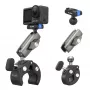 TELESIN Magic Arm Clamp Mount laikiklis, skirtas DJI Osmo Action 5 Pro/4/3, Osmo 360, GoPro, Insta360 – S3-HBM-14-TDJ