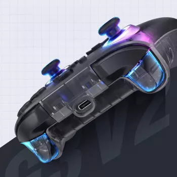 Machenike G3 V2 belaidis žaidimų pultas, skirtas PC, Switch, mobiliesiems - juodas