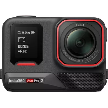 Insta360 Ace Pro 2 dvigubos baterijos veiksmo kamera - 8K vaizdo įrašas, Leica objektyvas, FlowState stabilizacija