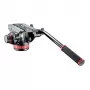 Manfrotto MVH502AH skysčio vaizdo galvutė su plokščiu pagrindu, 4kg apkrova, 75mm pagrindas, juoda