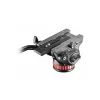 Manfrotto MVH502AH skysčio vaizdo galvutė su plokščiu pagrindu, 4kg apkrova, 75mm pagrindas, juoda