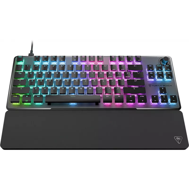 Turtle Beach Vulcan II TKL Pro mechaninė žaidimų klaviatūra, juoda, linijiniai jungikliai, JAV išdėstymas