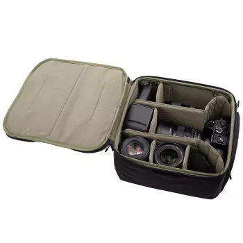 PGYTECH OneGo fotoaparato įdėklas M (P-CB-255) - modulinė apsauga DSLR/veidrodiniams fotoaparatams, tamsiai pilka
