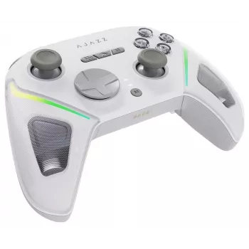 AJAZZ GP100-W tri-režimo belaidis RGB žaidimų pultas, skirtas Switch, PC, iOS ir Android – baltas