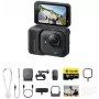 Insta360 GO Ultra Cycling Bundle veiksmo kamera, juoda (CINSABEA-GOULTRA-CYCLE-BLK)