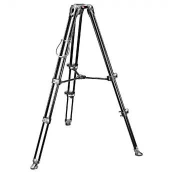 Manfrotto MVT502AM aliumininis video trikojis su skysčio pagrindu, 3 sekcijos, 4 kg keliamoji galia, 169 cm maksimalus aukštis, juodas