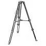Manfrotto MVT502AM aliumininis video trikojis su skysčio pagrindu, 3 sekcijos, 4 kg keliamoji galia, 169 cm maksimalus aukštis, juodas
