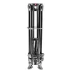 Manfrotto MVT502AM aliumininis video trikojis su skysčio pagrindu, 3 sekcijos, 4 kg keliamoji galia, 169 cm maksimalus aukštis, juodas