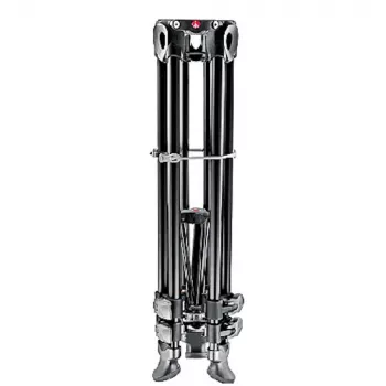 Manfrotto MVT502AM aliumininis video trikojis su skysčio pagrindu, 3 sekcijos, 4 kg keliamoji galia, 169 cm maksimalus aukštis, juodas
