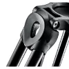 Manfrotto MVT502AM aliumininis video trikojis su skysčio pagrindu, 3 sekcijos, 4 kg keliamoji galia, 169 cm maksimalus aukštis, juodas