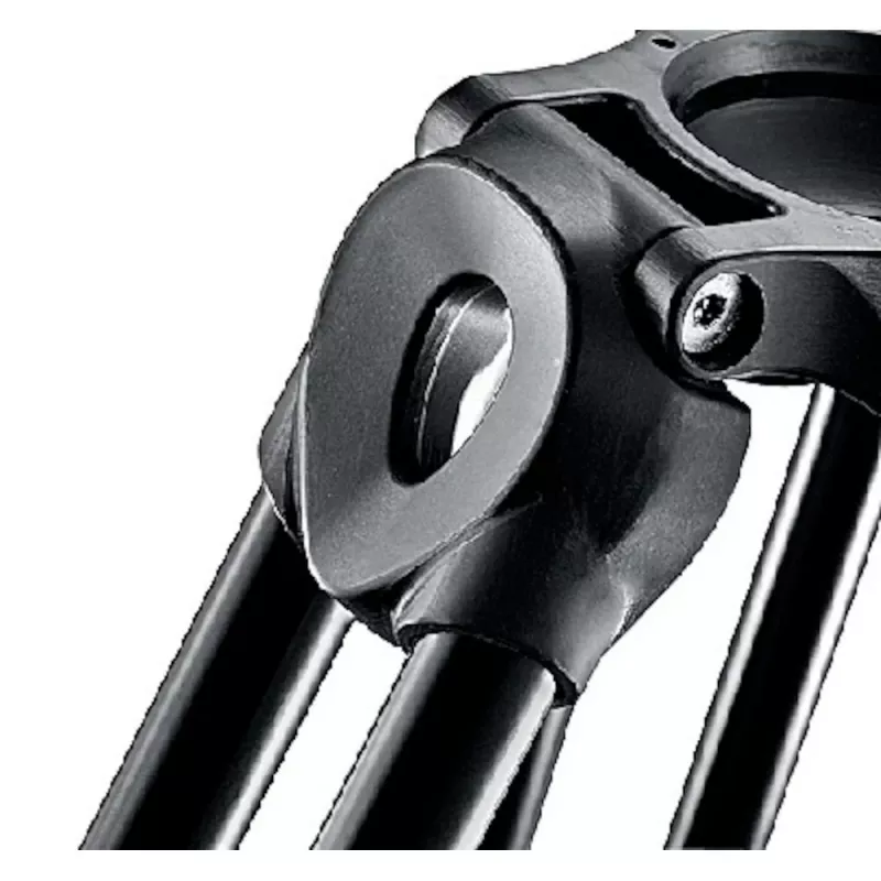 Manfrotto MVT502AM aliumininis video trikojis su skysčio pagrindu, 3 sekcijos, 4 kg keliamoji galia, 169 cm maksimalus aukštis, juodas
