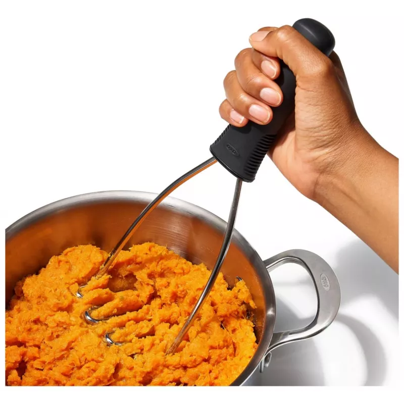 OXO Good Grips nerūdijančio plieno bulvių grūstuvas