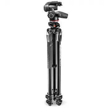 Manfrotto 290 Dual aliumininis trikojis su 3 krypčių galvute MK290DUA3-3W