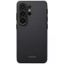 PITAKA Cairn Case MagSafe, skirtas Samsung Galaxy S26 Ultra, juoda-pilka