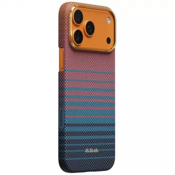 PITAKA Edge Case California Dream 05, skirta iPhone 17 Pro Max - Sunset (Aramidinis pluoštas, MagSafe)