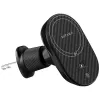 PITAKA MagEZ Pro 2 Qi2 15W NFC belaidis MagSafe laikiklis automobiliui su aušinimu, juodai pilkas