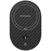 PITAKA MagEZ Pro 2 Qi2 15W NFC belaidis MagSafe laikiklis automobiliui su aušinimu, juodai pilkas