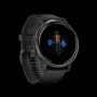 Garmin Venu 2 45 mm išmanusis laikrodis su silikoniniu dirželiu - juodas