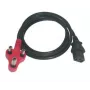 PWR Dedikuotas vienagalvis virdulio laidas 1,8 m - Schuko į IEC C13 maitinimo laidas, juodas, 3x0,75 mm², H05VV-F, 10A/250V